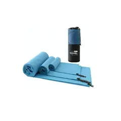 GENERICO - Toalla De Microfibra De Secado Rápido Celeste Deporte