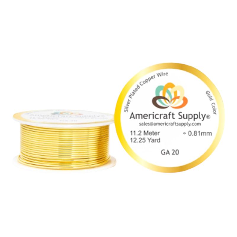 A - Americraft Calibre 20 Alambre Para Alambrismo Y Bisutería