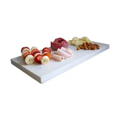 TRATUR - Tabla de picar de cuarzo blanco