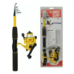 GENERICO - Caña Eagle Claw Pack-it Spin Kit 6 Tramos