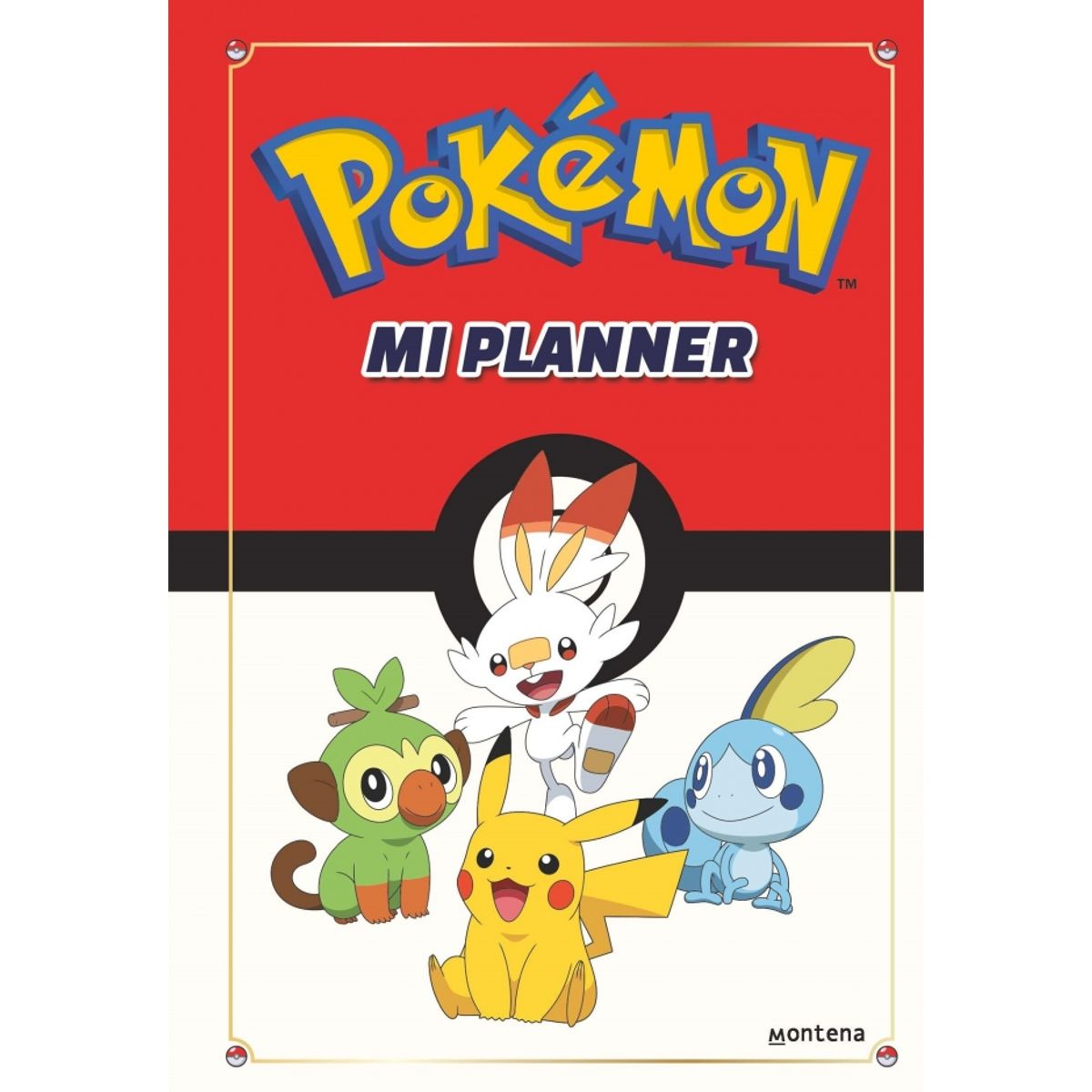 MONTENA - Libro Pokémon - Mi planner - Pokémon Company