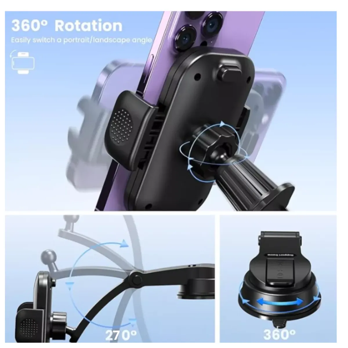 IRM - Soporte Para Celular Auto Porta Telefono Brazo