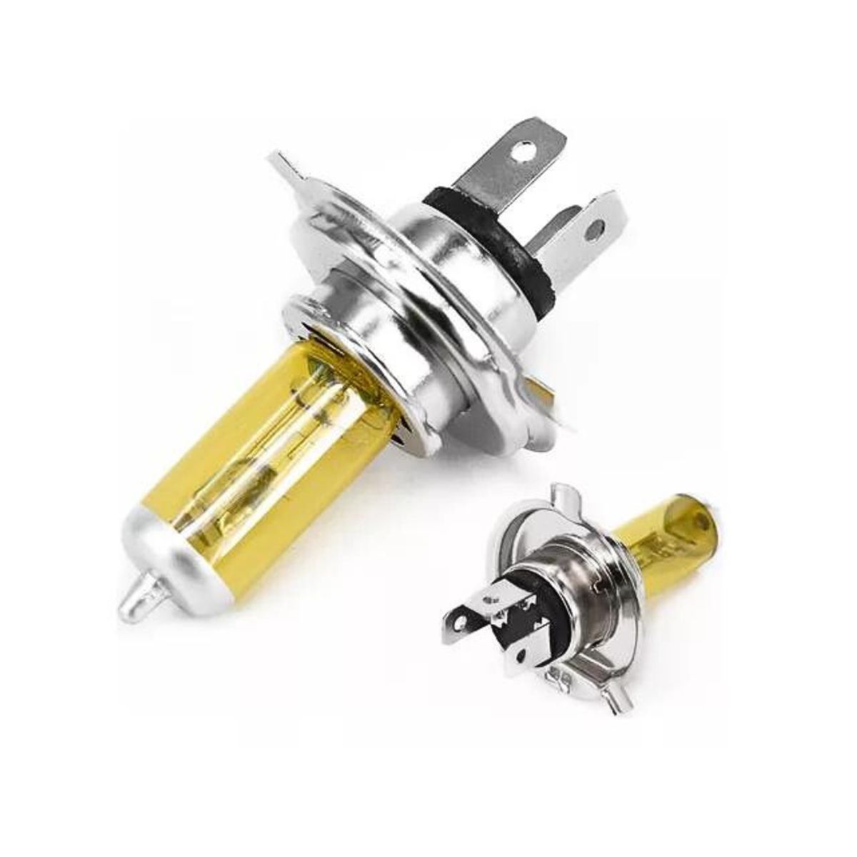 GENERICO - Ampolleta Auto Led H4 Amarillo 12v 6050w par
