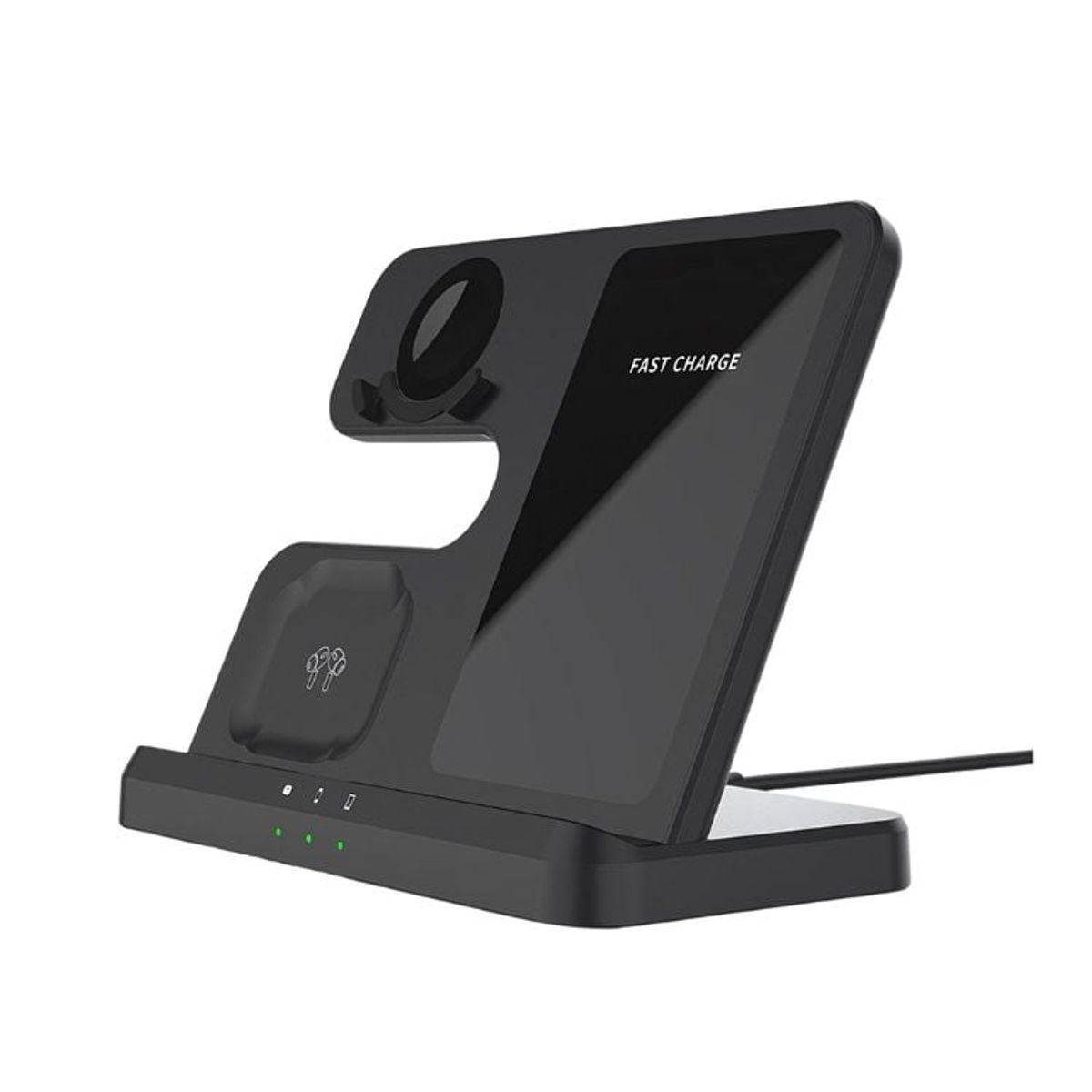 CRUSEC - Cargador Magnético Inalámbrico 3 en 1 Plegable Multifuncional