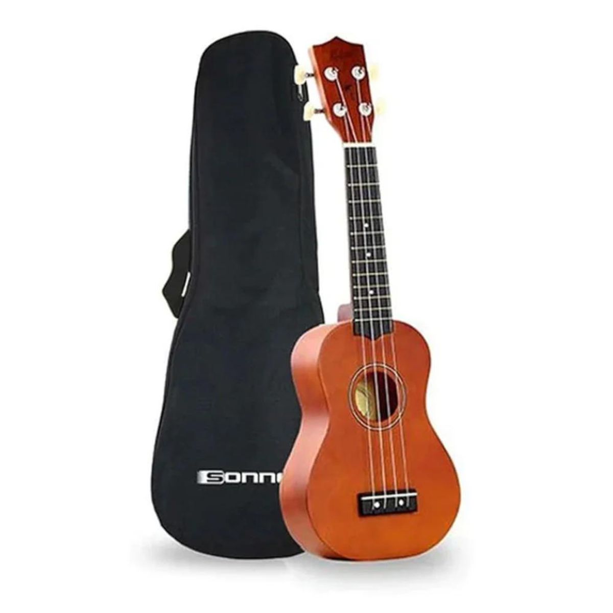 SONUN - Ukelele Soprano 21 pulgadas Sonun Kauai 8402 - Café