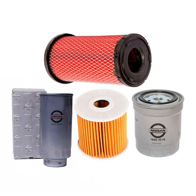 NISSAN - Kit De Filtros Originales Nissan Terrano Diesel Japonesa