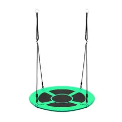 PWRFITNESS - Columpio Hamaca Mecedora Circular de Árbol Verde