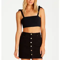BILLABONG - Falda Mujer Good Life Cord Negro