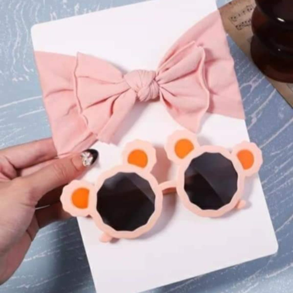 GENERICO - Pack 1 lentes y 1 banda de cabello 6 meses a 6 años.