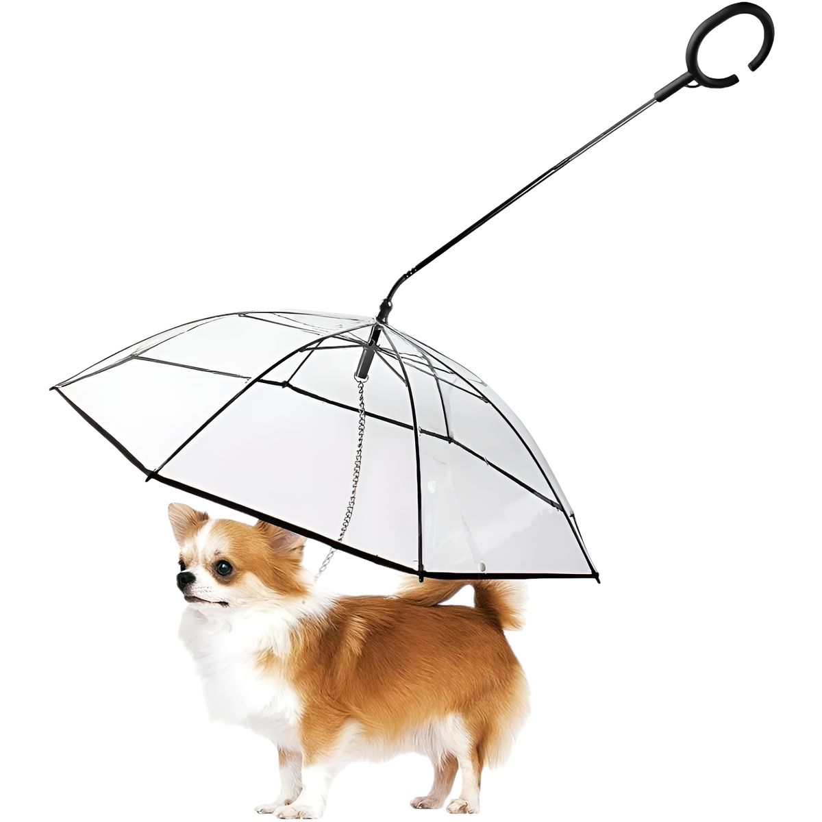 GENERICO - Paragua Plegable Mascotas Correa Paraguas Perros Pequeños