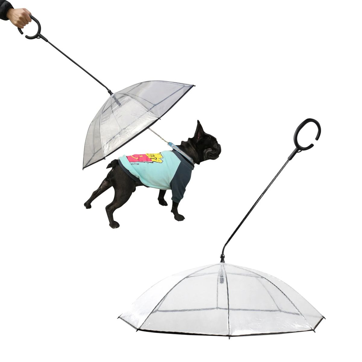 GENERICO - Paragua Plegable Mascotas Correa Paraguas Perros Pequeños