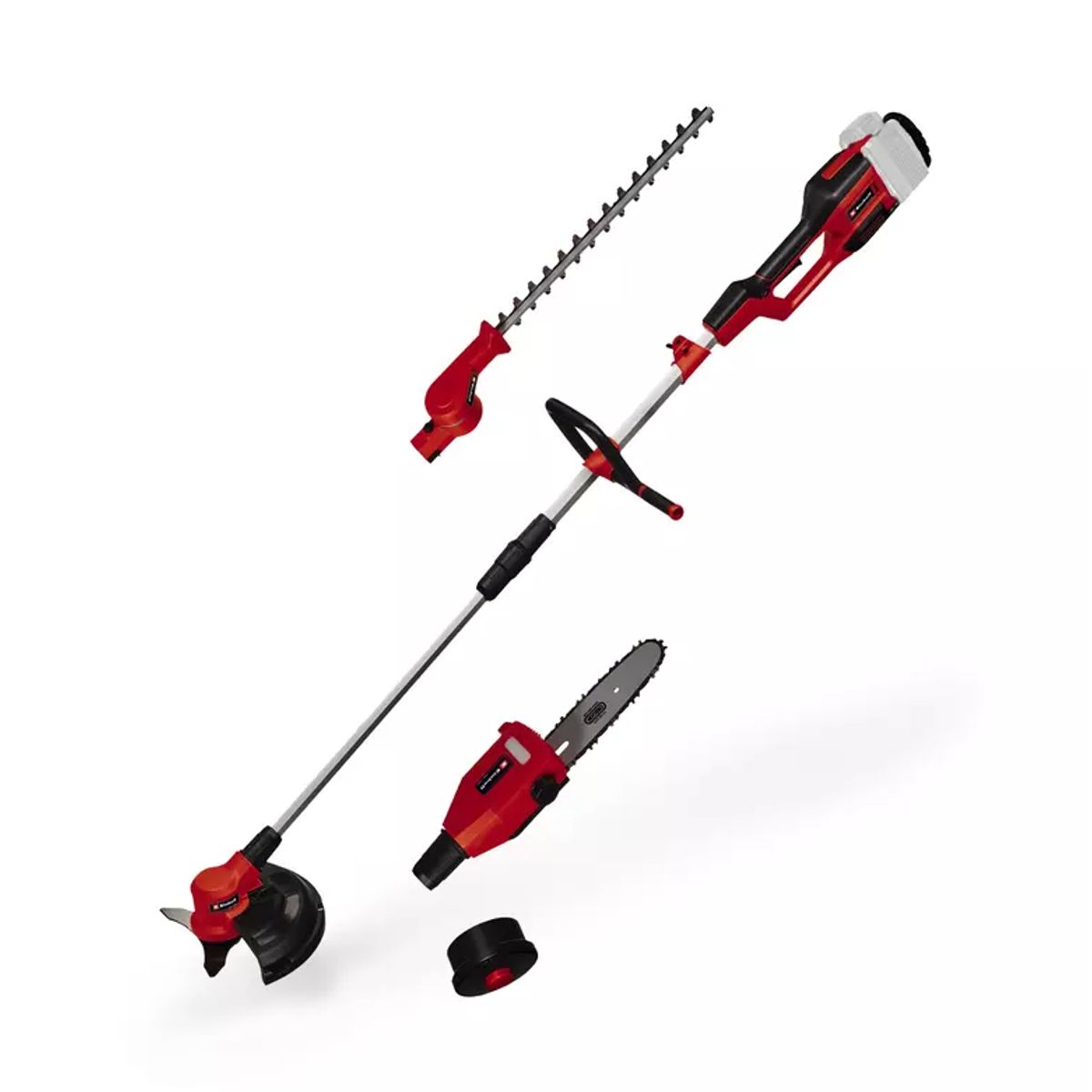 EINHELL - Multiherramienta inalambrica (Desbrozadora/Orilladora/Podadora/Cotasetos) GE-LM 34/4 IN 1