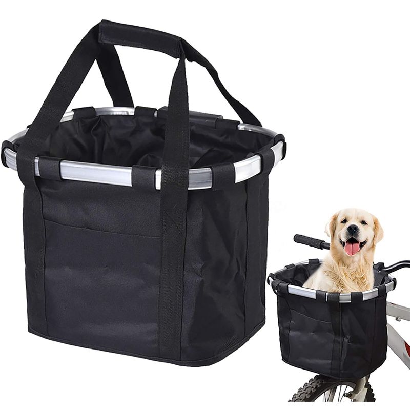 GENERICO - Cesta Bicicleta Delantera Desmontable Canasto Para Mascotas