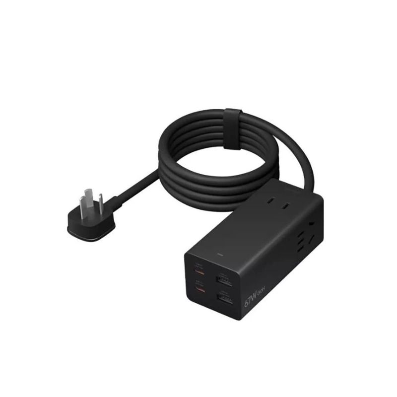 XIAOMI - Xiaomi Alargador Socket Pro para Escritorio Carga Rápida 67W
