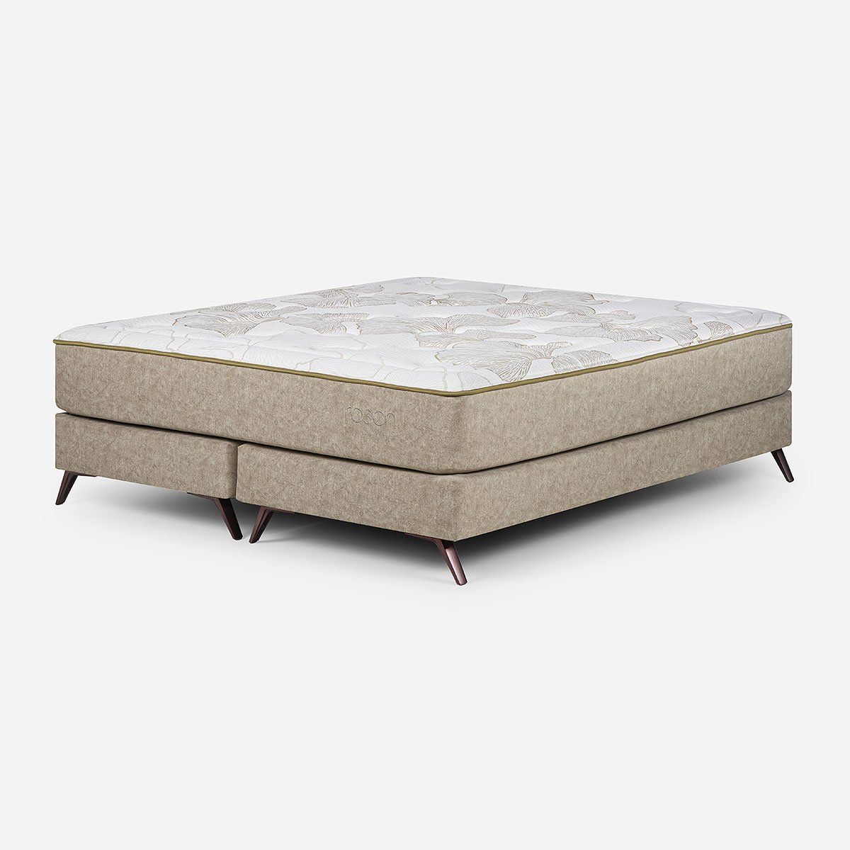 ROSEN - Box Spring Rosen Somnus King 180 x 200 cm Nougat II