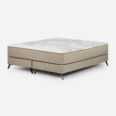 ROSEN - Box Spring Somnus King 180 x 200 cm Nougat II