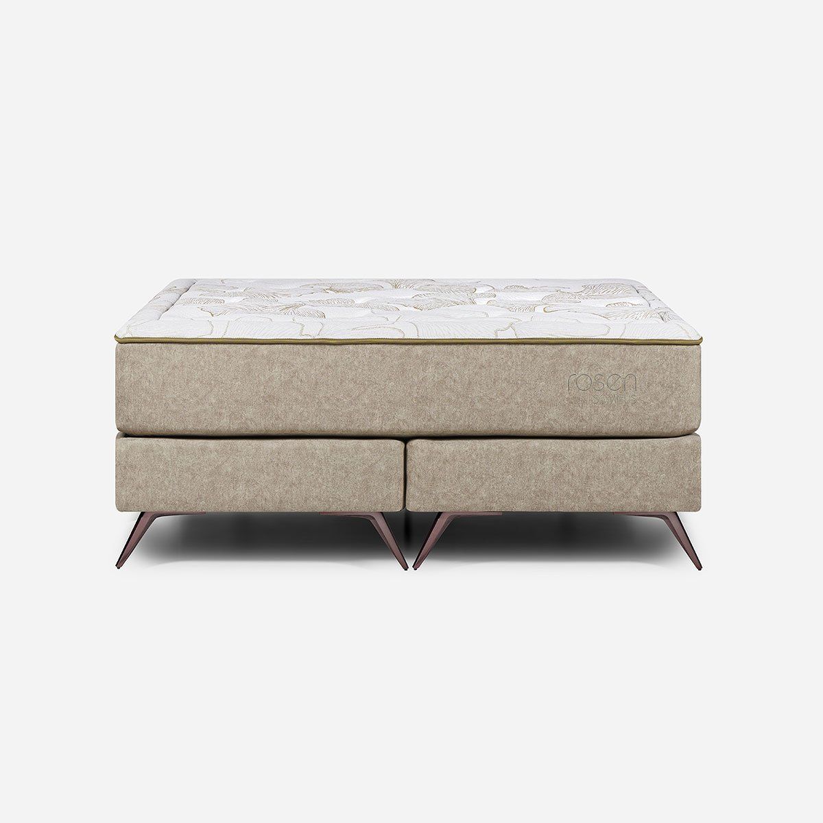 ROSEN - Box Spring Rosen Somnus 2 Plazas 150 x 200 cm Nougat II