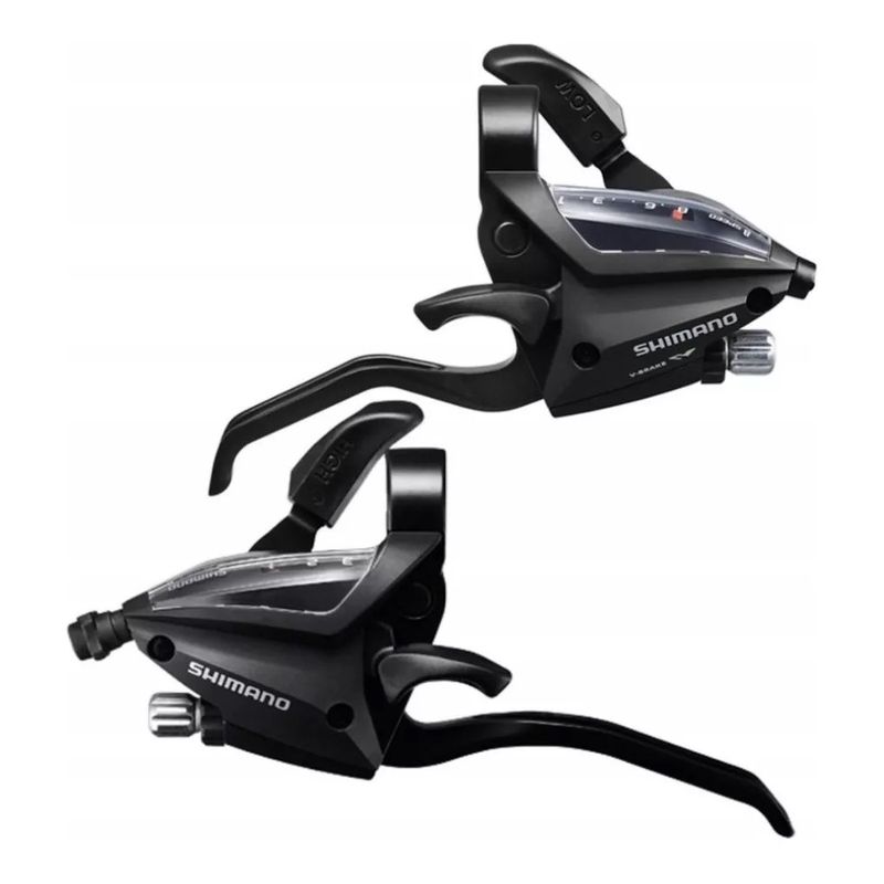 SHIMANO - Set Manillas Cambio Shifter Freno Shimano St-ef500 3x7v R L