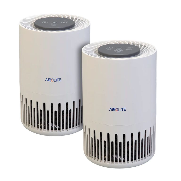 AIROLITE Pack X2 Purificador De Aire Sobremesa 2 Etapas Ap-h510