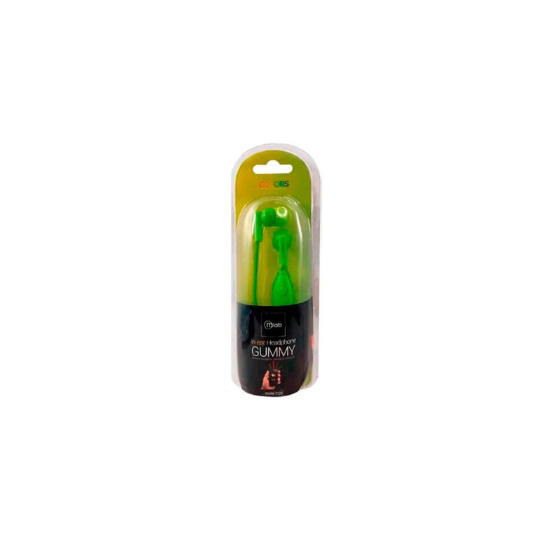 MLAB - Audífonos Gummy In-ear Manos Libres Verde Mlab MLAB