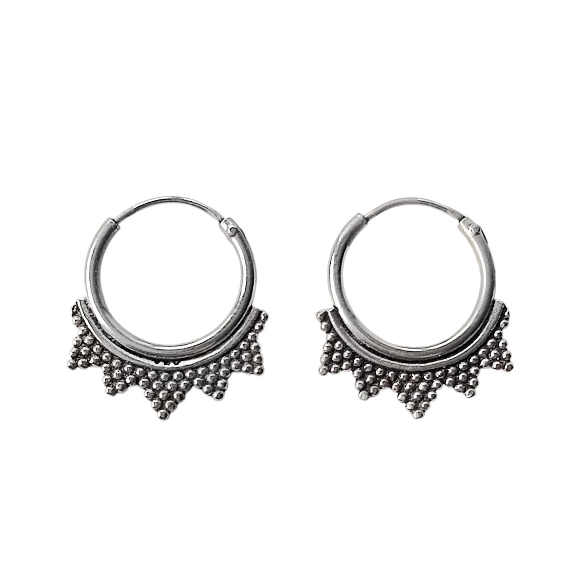 COGGIOLA - Aros Argollas Étnico Fino Plata Fina 925
