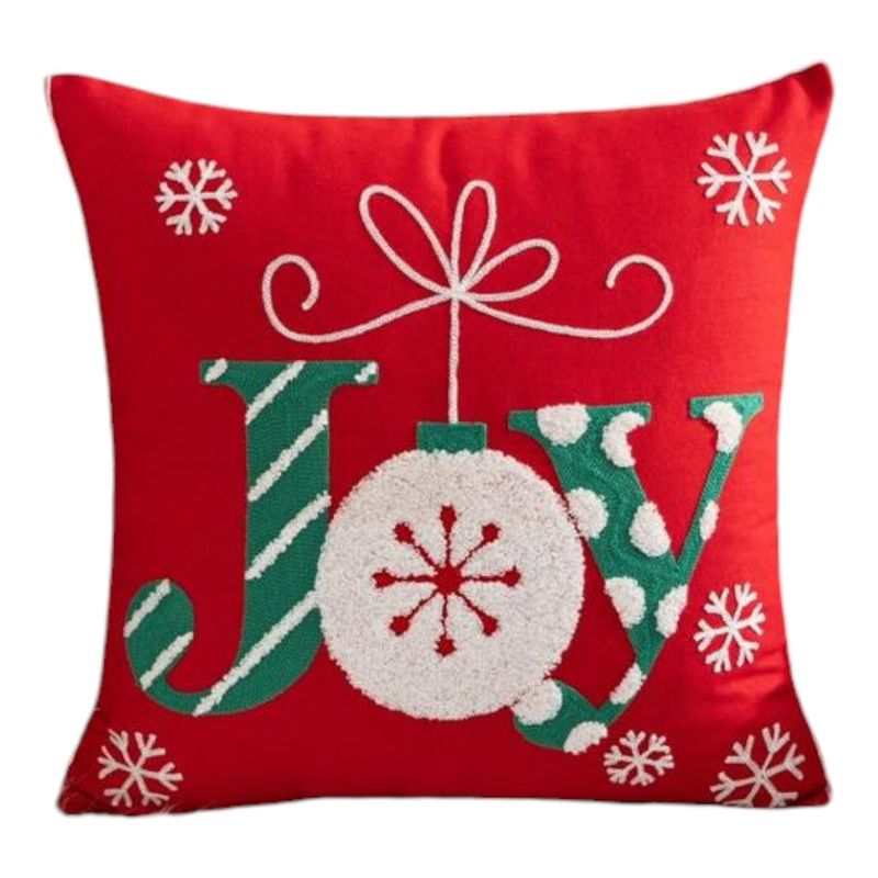 GENERICO - Pack 2 Funda Para Cojín Navidad 45x45 Joy