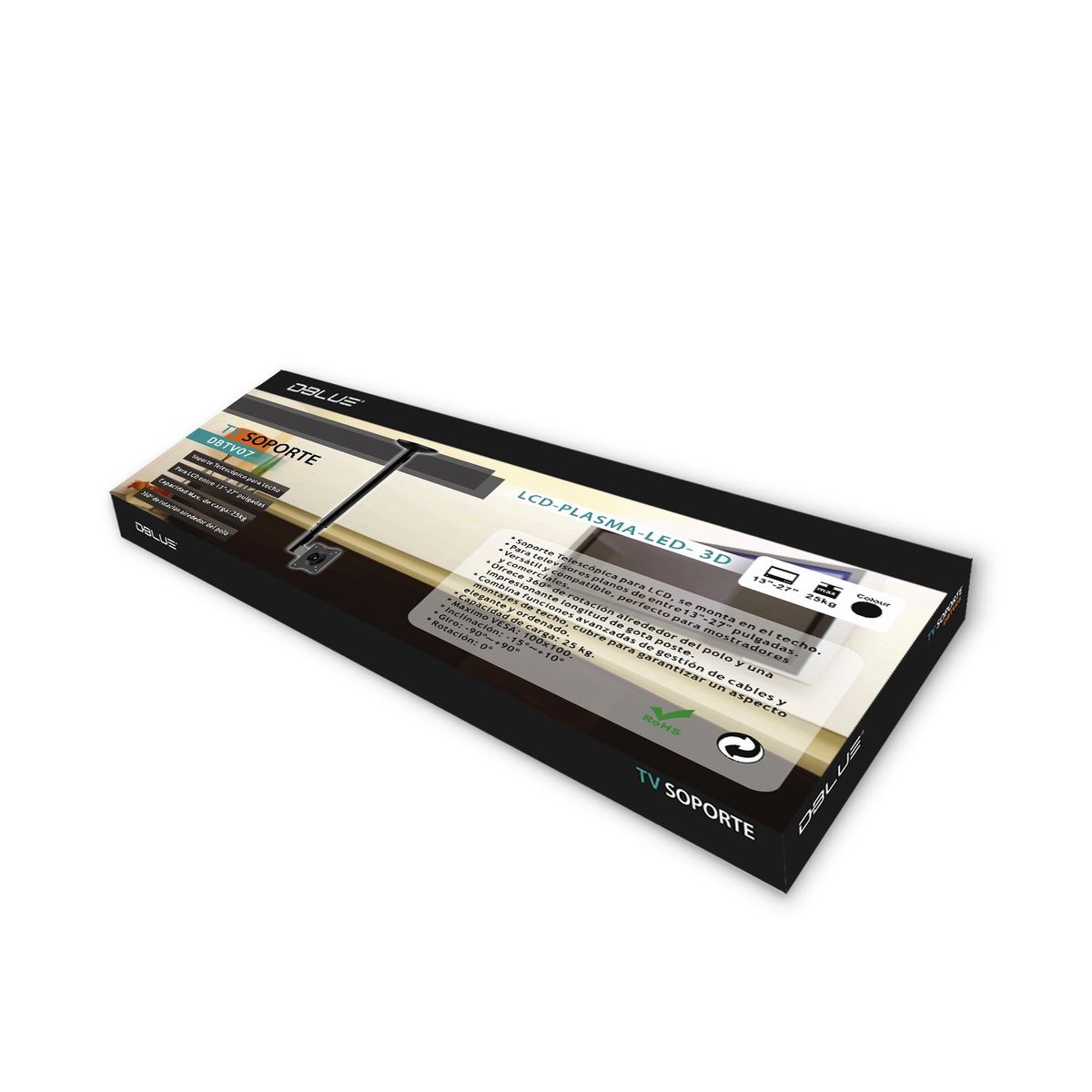 DBLUE - Soporte Tv Telescópico Techo De 13 A 27 Pulgadas - SC