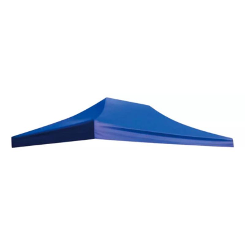 GENERICO - Lona Repuesto Toldo Gazebo Azul Proteccion UV 3x3