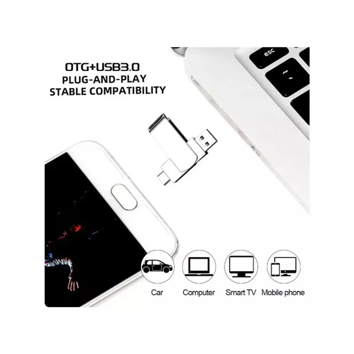 XIAOMI - Pendrive Xiaomi 2tb Para Computador  Celular + Puertomicro