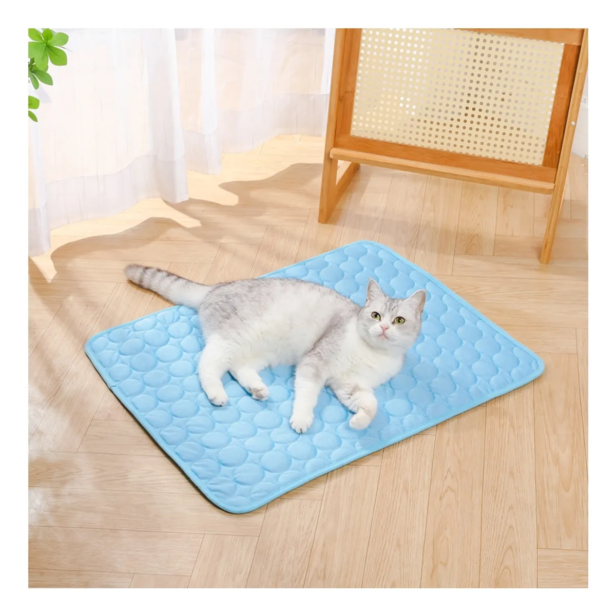 ATURE - Manta Refrescante Perros Mascotas Cama Pet CoolMat 50 X 40cm