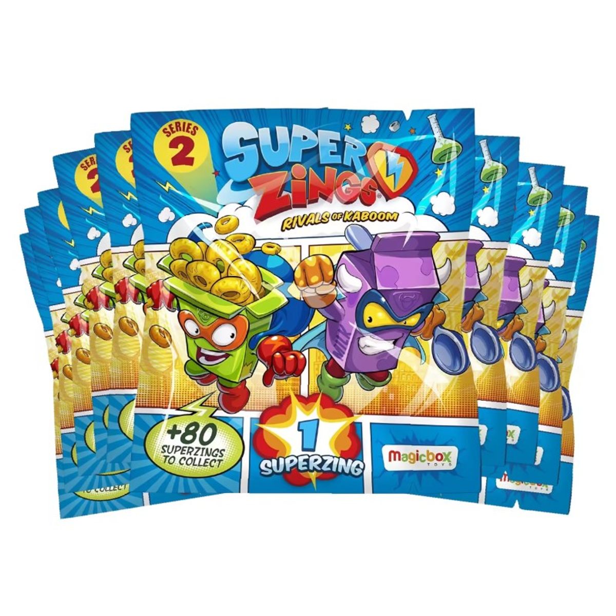 SUPERZINGS - Super Zings Pack 10 Sobres Serie 2