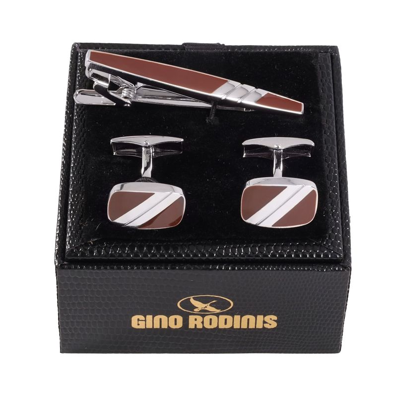 GINO RODINIS - Set Pasador De Corbata Y Collera  Gino Rodinis PAS017