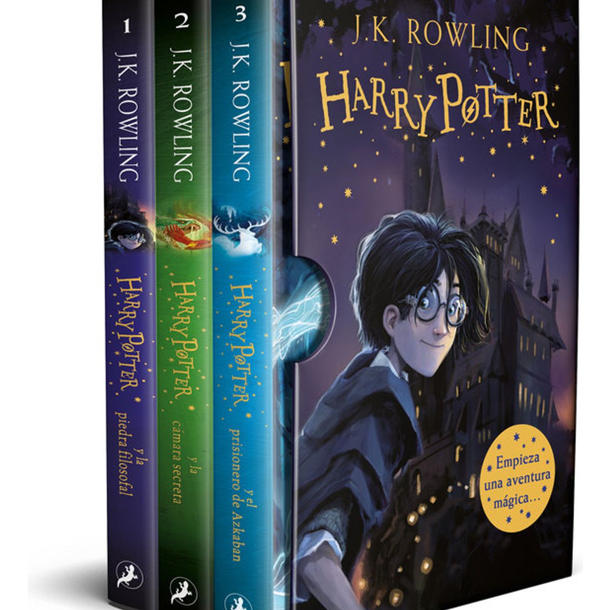 SALAMANDRA - Estuche Harry Potter - Vol 1 2 Y 3 - J. K. Rowling