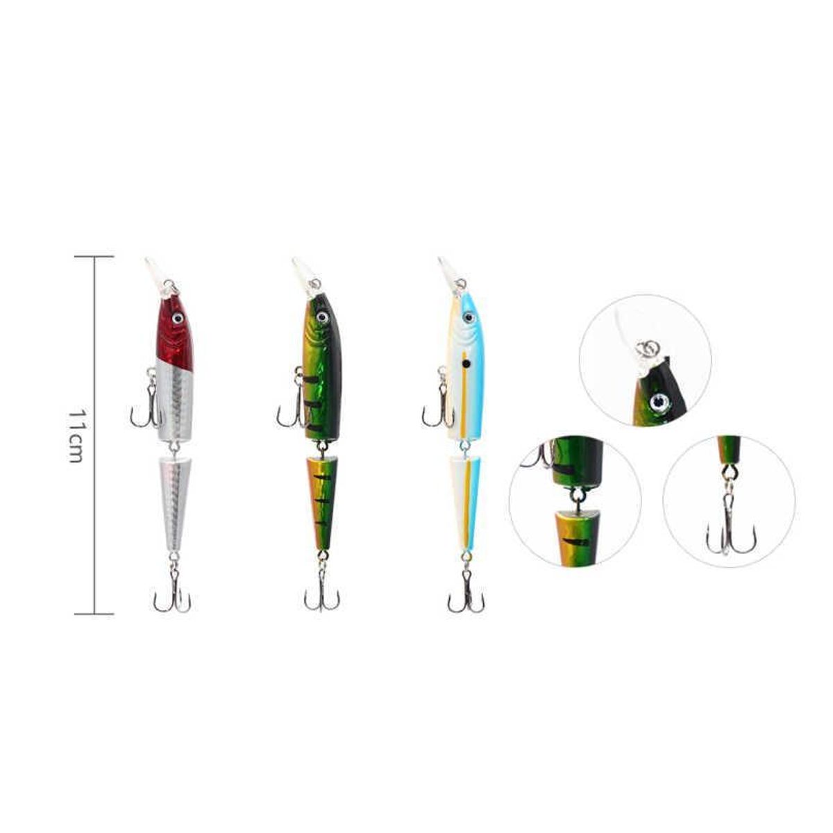 GENERICO - Señuelos de Pesca de 11cm