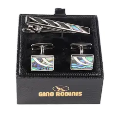 GINO RODINIS - Set Pasador De Corbata Y Collera PAS015