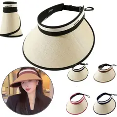 GENERICO - Sombrero de paja estilo coreano
