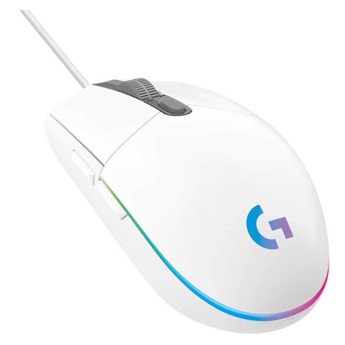 LOGITECH - Mouse Gamer Logitech G203 Lightsync Blanco