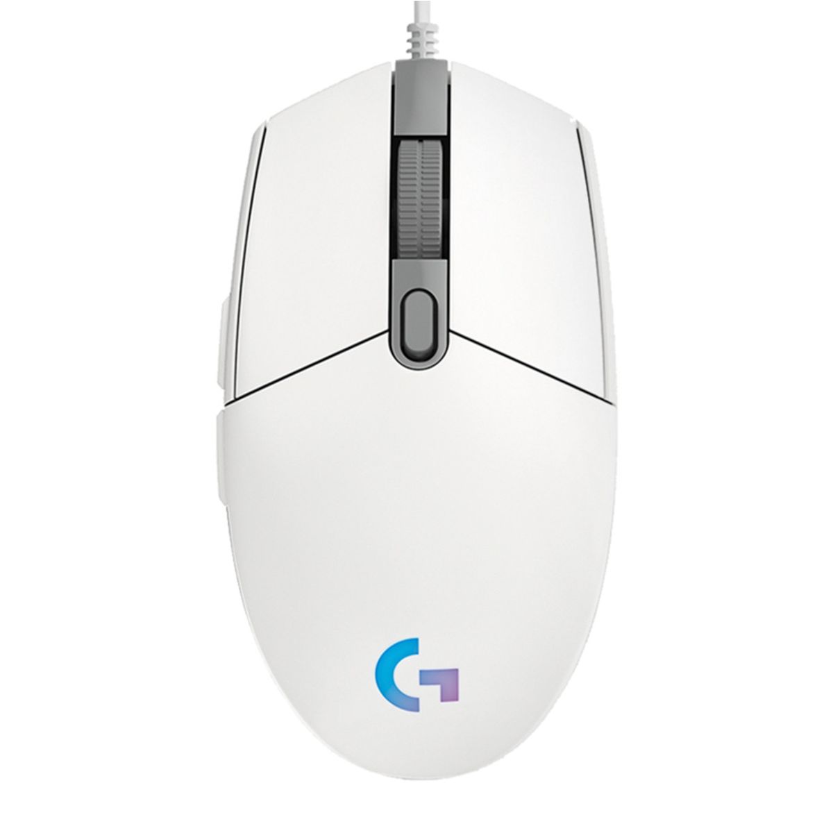 LOGITECH - Mouse Gamer Logitech G203 Lightsync Blanco
