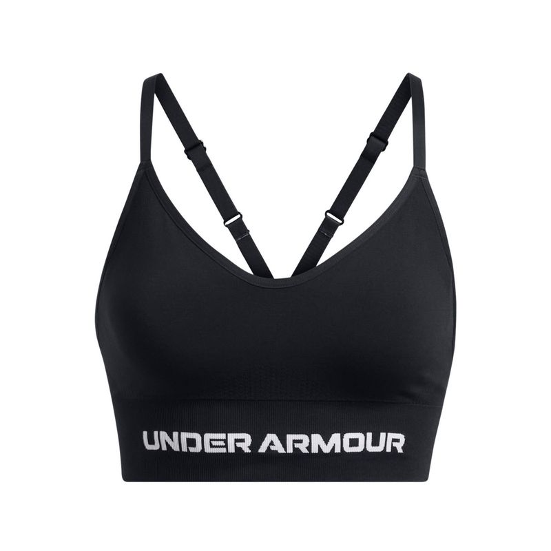 UNDER ARMOUR - Sostén low seamless Vanish mujer Negro UNDER ARMOUR