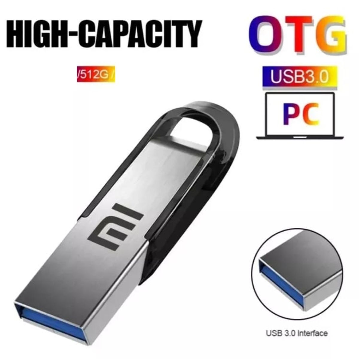 GENERICO - Pendrive Metal Generico Fast Speed Usb 3.0 1TB