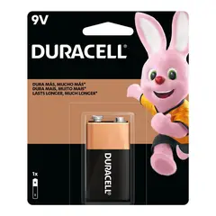 GEN - Batería Alcalina Duracell Blíster 9v Juegos Linterna Radios