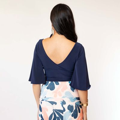 Imagen 2 del producto Crop Top Magdalena Azul Francia