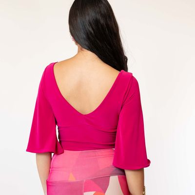 Imagen 2 del producto Crop Top Magdalena Fucsia