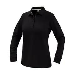 T-WORLD - Polera Polo Confort Spandex Manga Larga Mujer