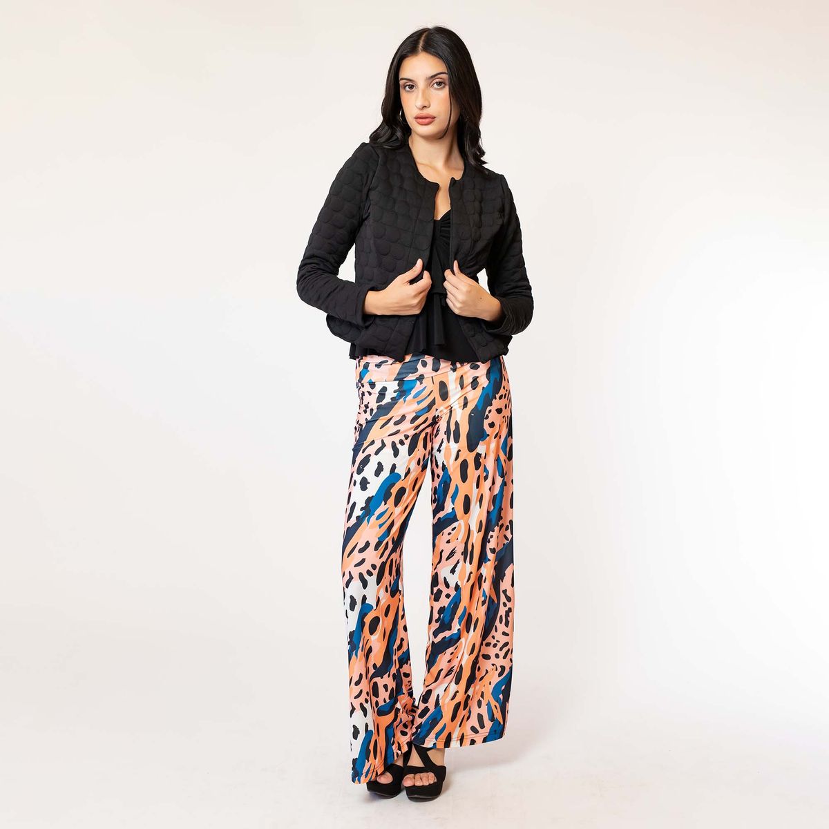 NATALIA SEGUEL - Palazzo Animal Print Colores Natalia Seguel