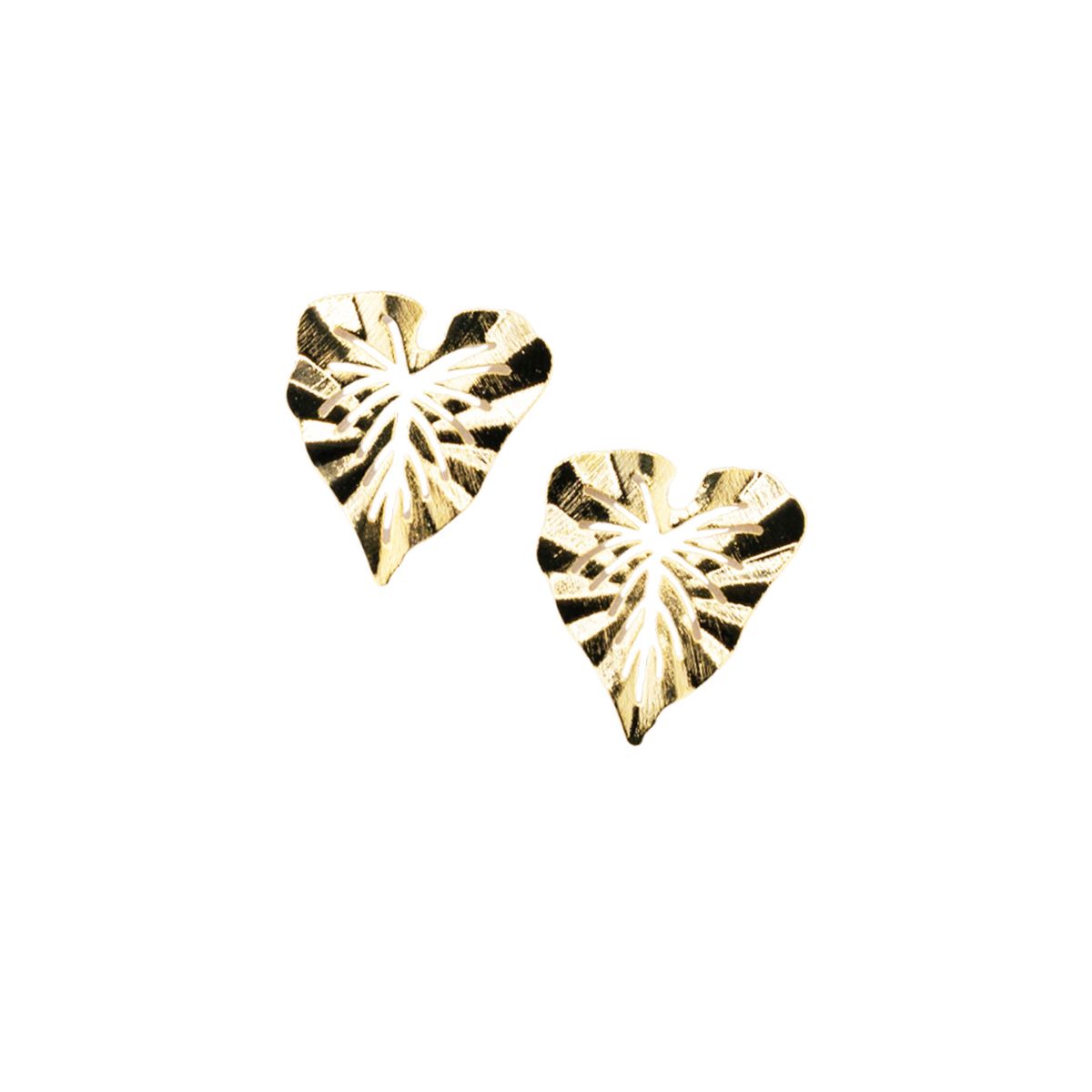 JOYAS MONTERO - Aros Olivia Baño de Oro de 24 k