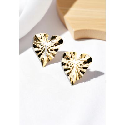 Imagen 2 del producto Aros Olivia Baño de Oro de 24 k