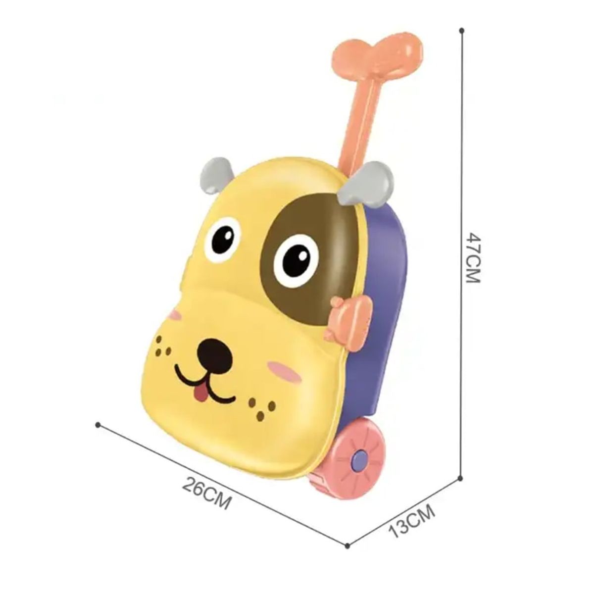 SPACEZAT - Maleta de Juguetes para Playa con Moldes y Pala Perrito