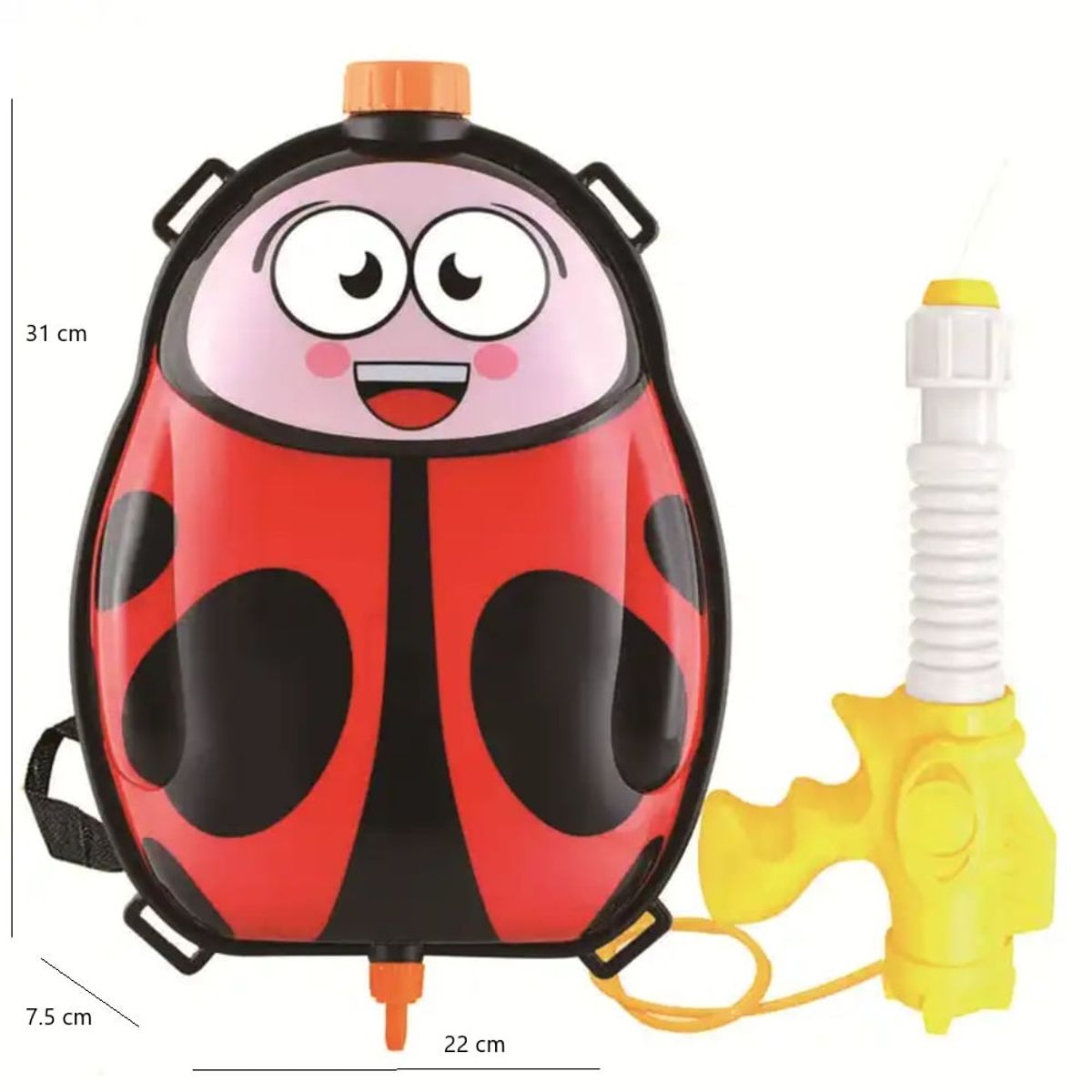 SPACEZAT - Mochila con Pistola Lanza Agua Chinita