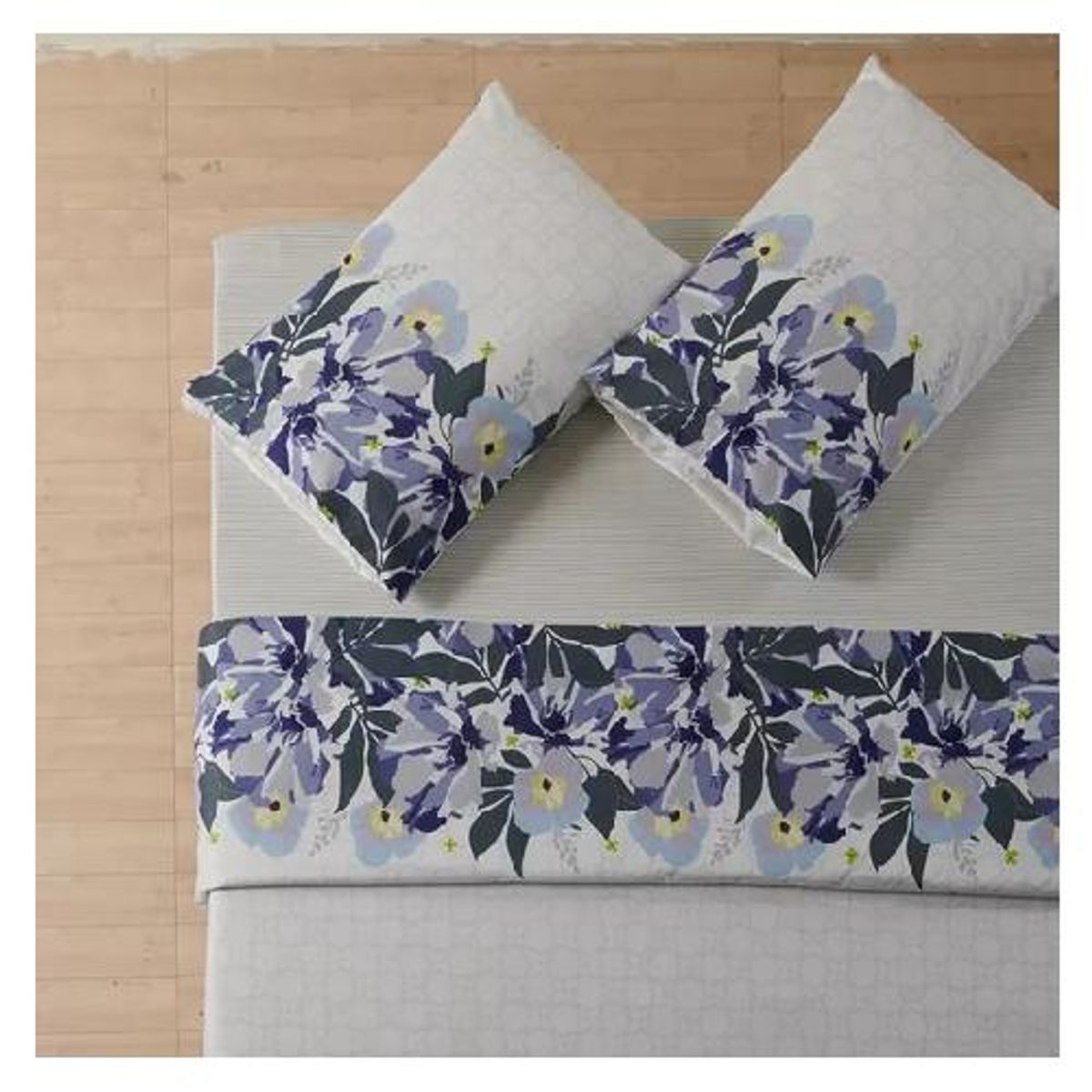 GENERICO - Juego Sabanas Estampadas 2 P Ultra Suave +funda Almohada Color Gris